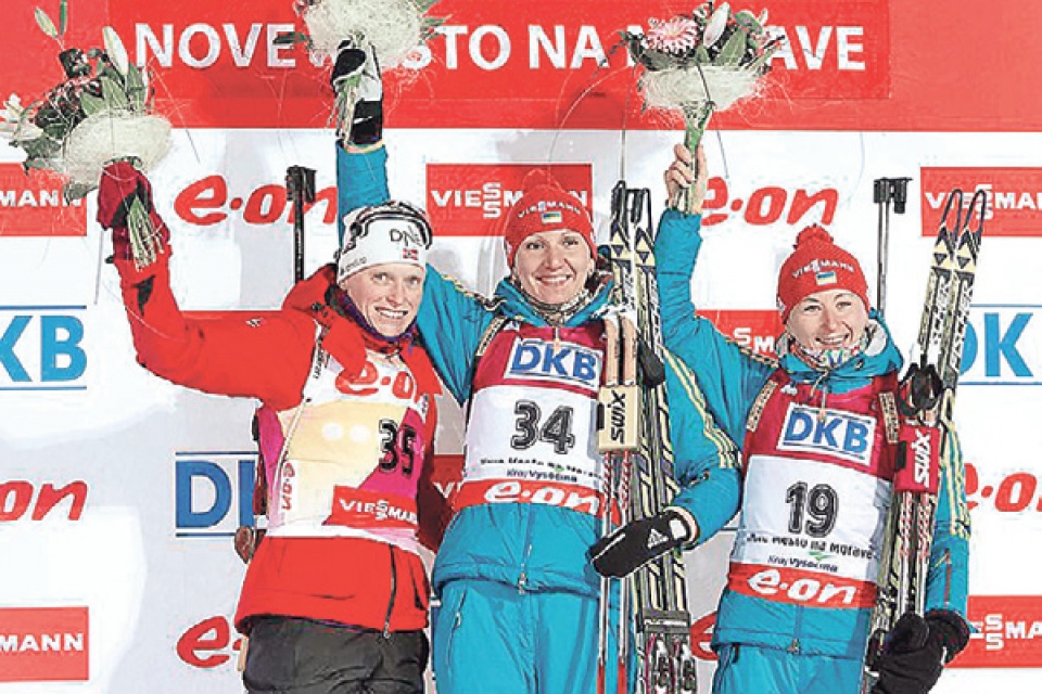 Украинские биатлонистки на чемпионате мира взяли три медали